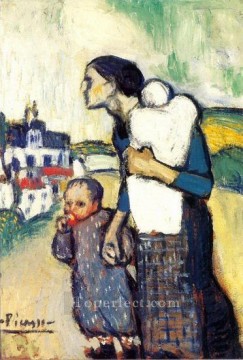 Madre e hijo 3 1905 cubismo Pablo Picasso Pinturas al óleo